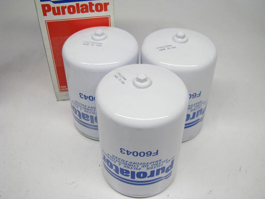 (3) Purolator F60043 Fuel Filter Replaces P3401 33357 L60043 LK136C FF989 FS1280