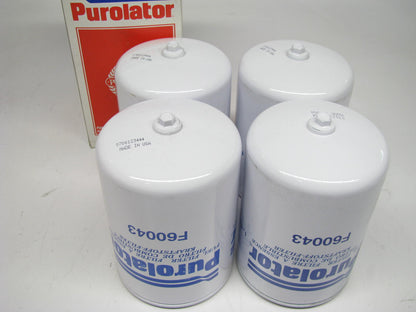 (4) Purolator F60043 Fuel Filter Replaces P3401 33357 L60043 LK136C FF989 FS1280