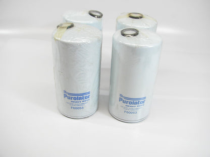 (4) Purolator F60053 Fuel Filters - TP877F, BF7525, BF7923, BF970, 28025,33352