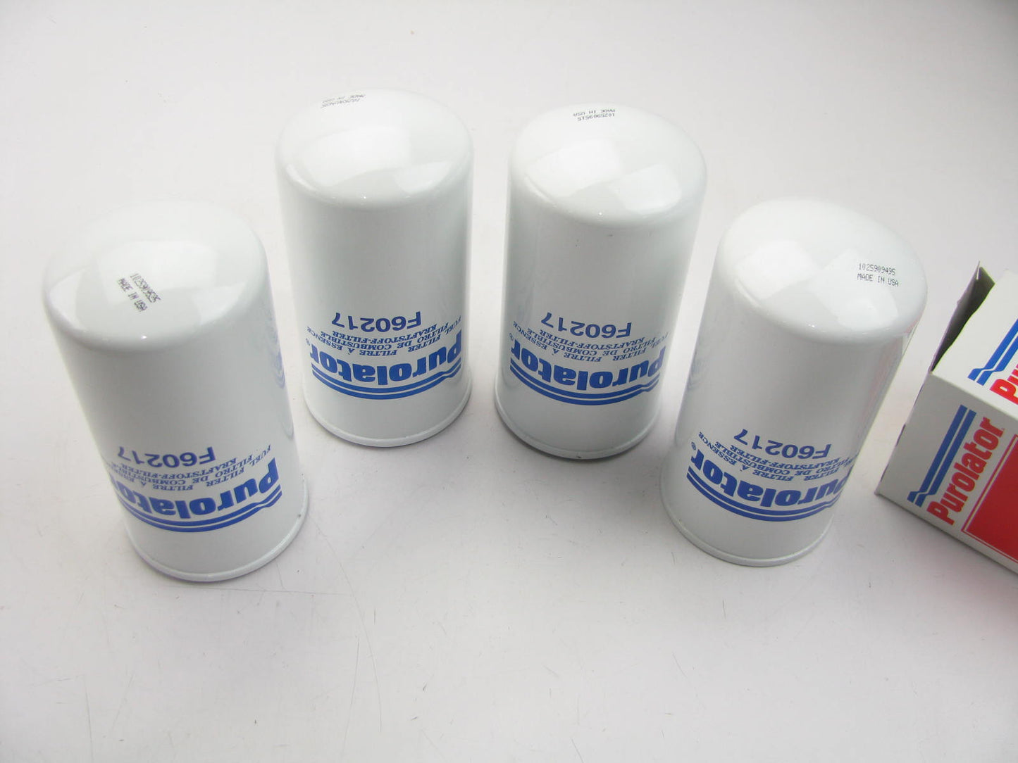 (4) Purolator F60217 HD Secondary Spin-On Fuel Filter