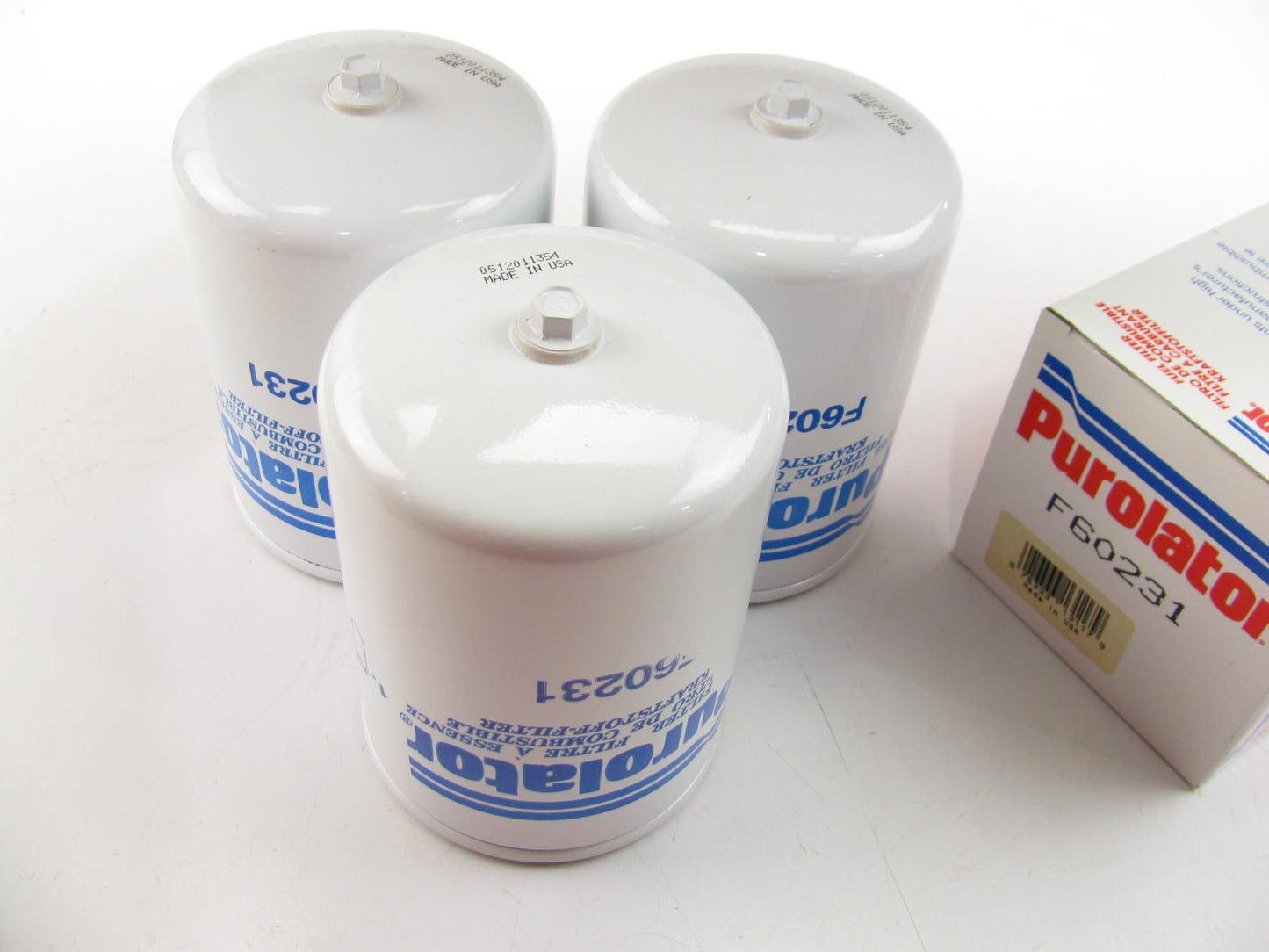 (3) Purolator F60231 Fuel Filter Replaces: 3522 LFF5D FF999 FF5253