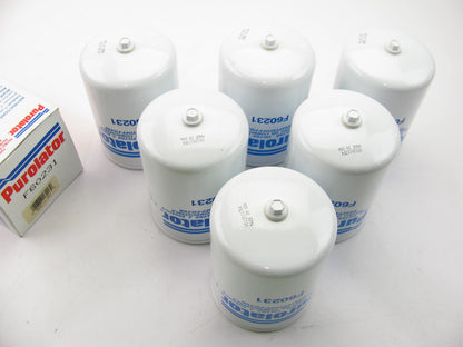 (6) Purolator F60231 Fuel Filters Replaces: 3522 LFF5D FF999 FF5253