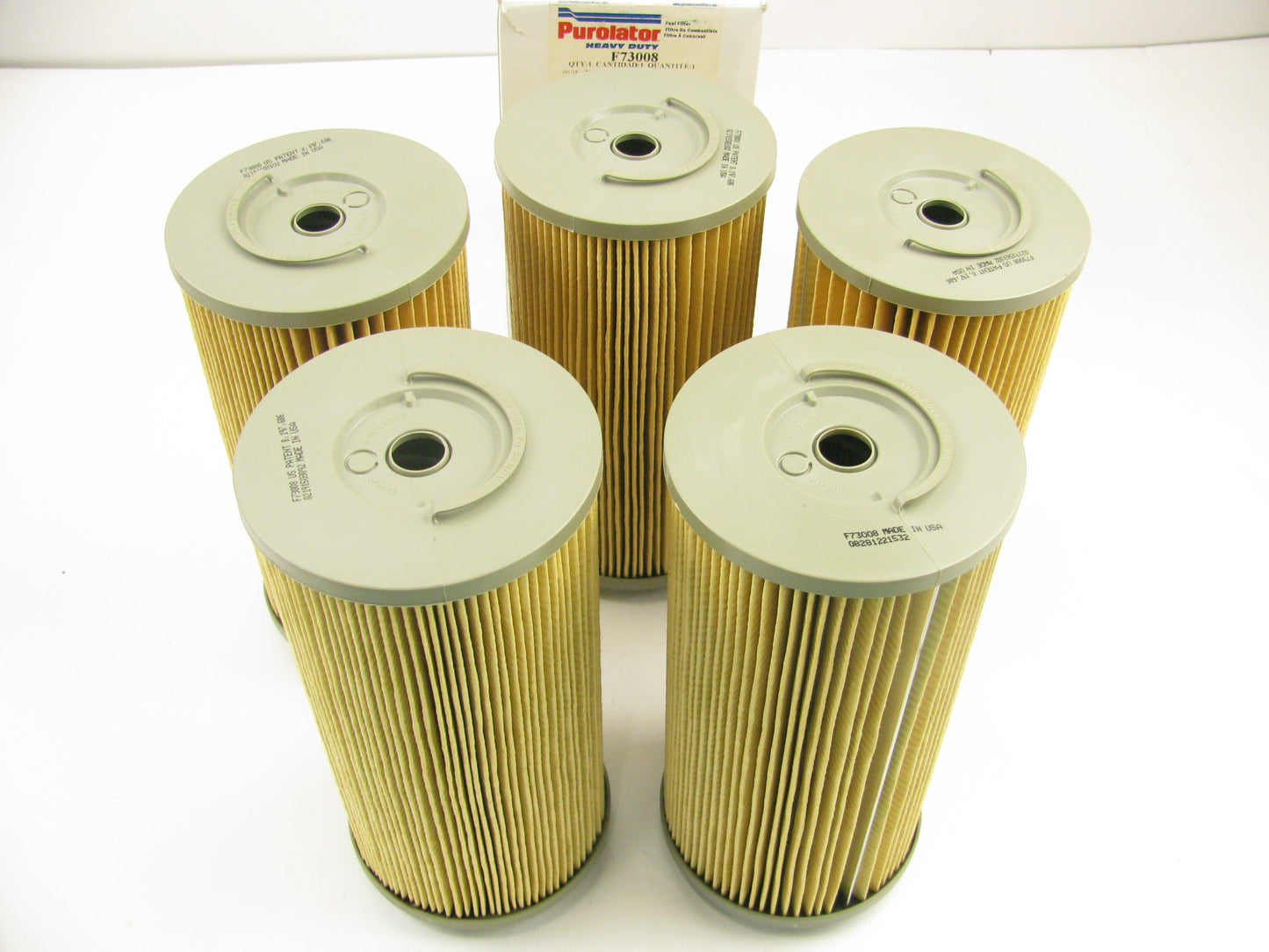 (5) Purolator F73008 Fuel Filter Replaces 33792 CS3504 L2020FN FF1235 FS20202