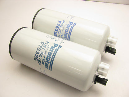 (2) Purolator F75326 Diesel Fuel Water Separator Filters