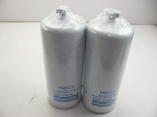 (x2) Purolator F75994  Diesel Fuel Water Separator Filters For IHC, Freightliner