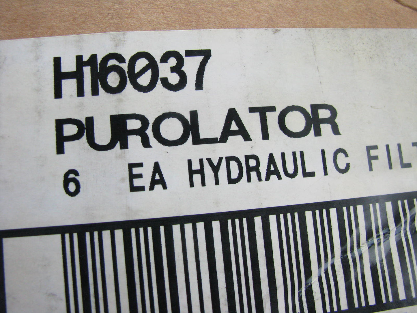 (x6) Purolator H16037 Cartridge Hydraulic Filter For IHC, Komatsu, Volvo