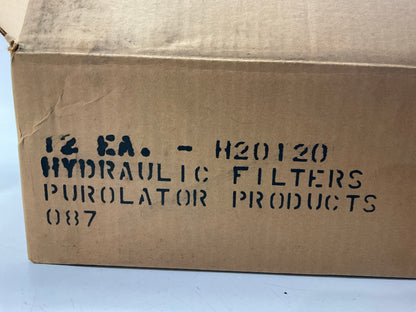 (12) Purolator H20120 Hydraulic Filter - Replaces Baldwin B358, Wix 51612