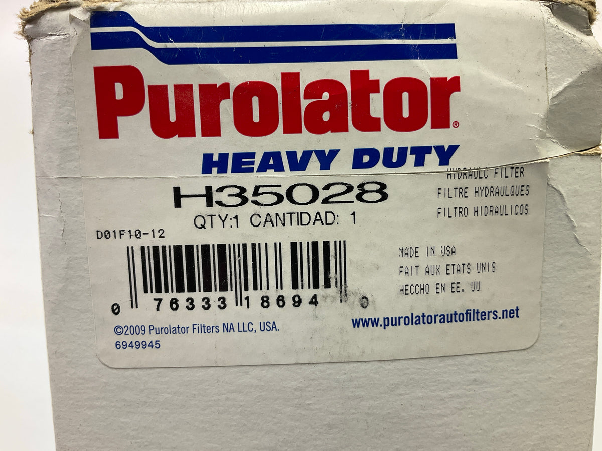 Purolator H35028 Hydraulic Oil Filter Replaces 51451 1451 HF6572 P173736 85451