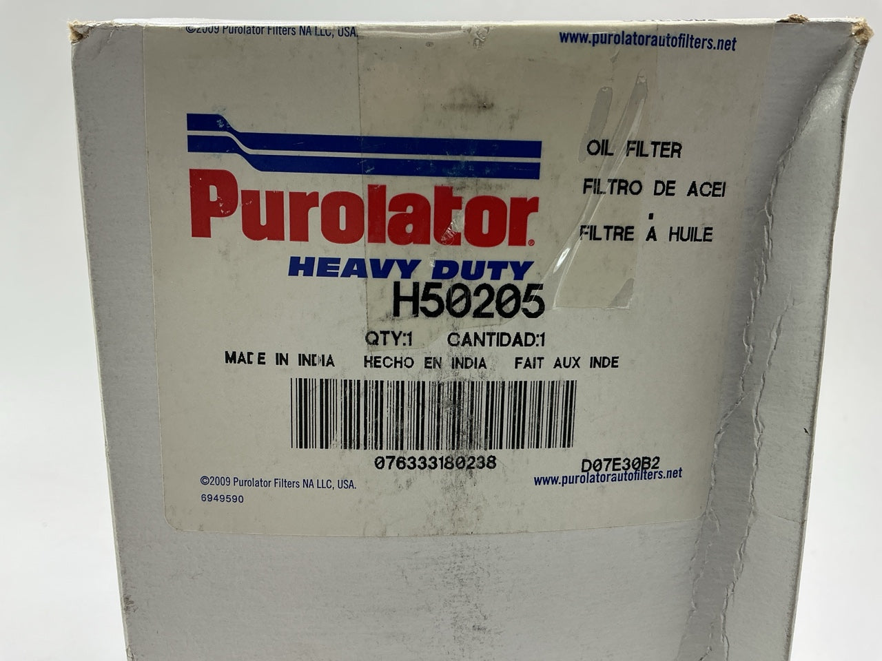 Purolator H50205 Hydraulic Oil Filter Replaces: PT90-10;  P556064; C1660A; LP560