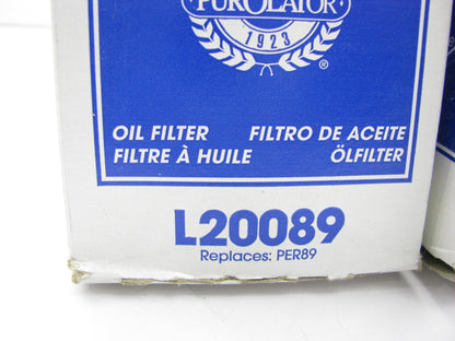 (2) Purolator L20089 Oil Filters For Deutz, Kohler, Onan Engines