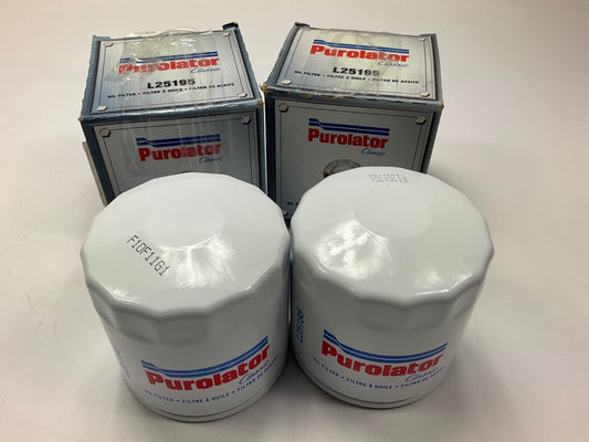 (2) Purolator L25195 Engine Oil Filters For 1980-04 Land Rover