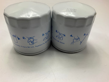 (2) Purolator L25195 Engine Oil Filters For 1980-04 Land Rover