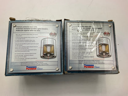 (2) Purolator L25195 Engine Oil Filters For 1980-04 Land Rover