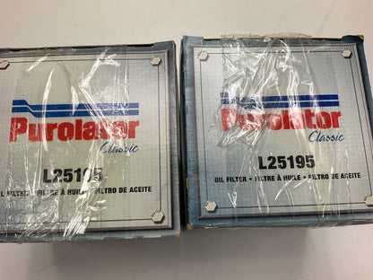 (2) Purolator L25195 Engine Oil Filters For 1980-04 Land Rover