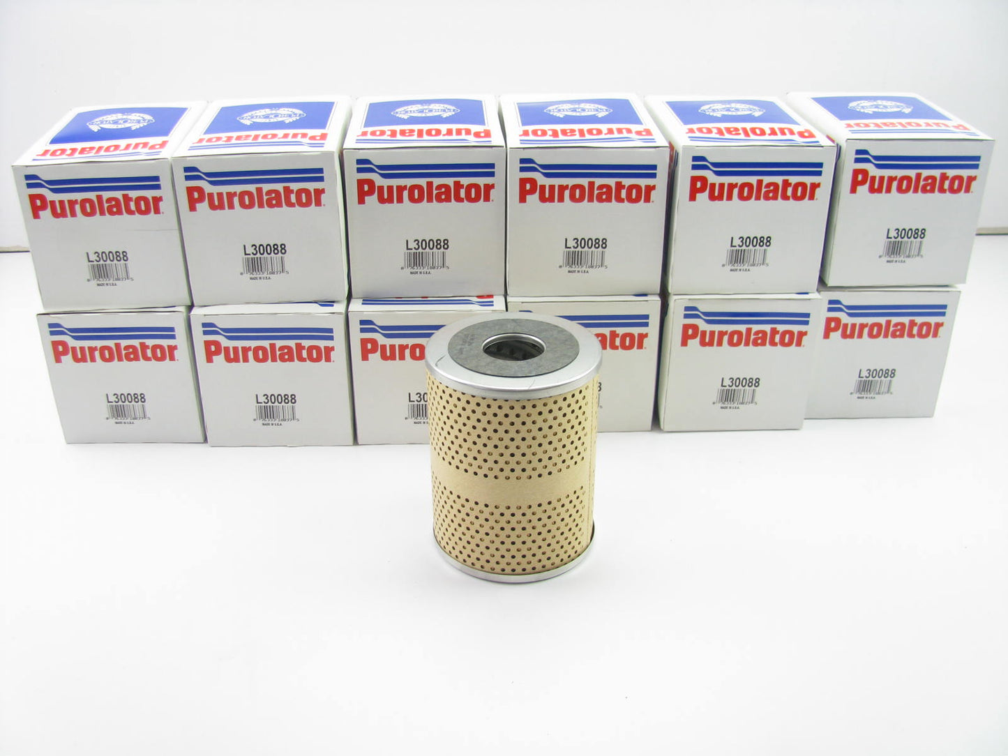 (12) Purolator L30088 Oil Filter Replacement For CAT 3I0708 FLEETGUARD LF525
