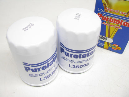 (2) Purolator L35098 Oil Filters Replaces 46624209 51348 3614 42143 QS3614