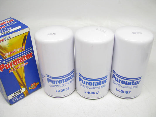 (3) Purolator L40087 Oil Filters Replaces PF1229 PF856L P559079 LFP6241 51789