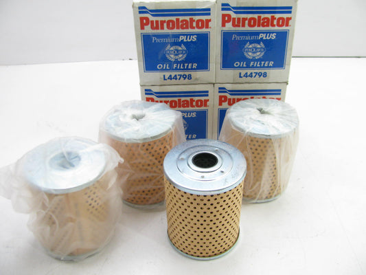 (4) Purolator L44798 Engine Oil Filter