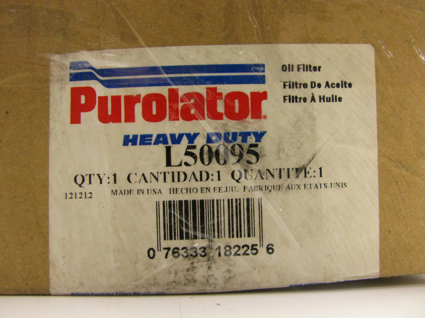 Purolator L50095 Eingine Oil Filter