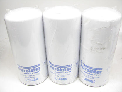 (3) Purolator L60069 Oil Filters - HD Spin-on Oil Filter