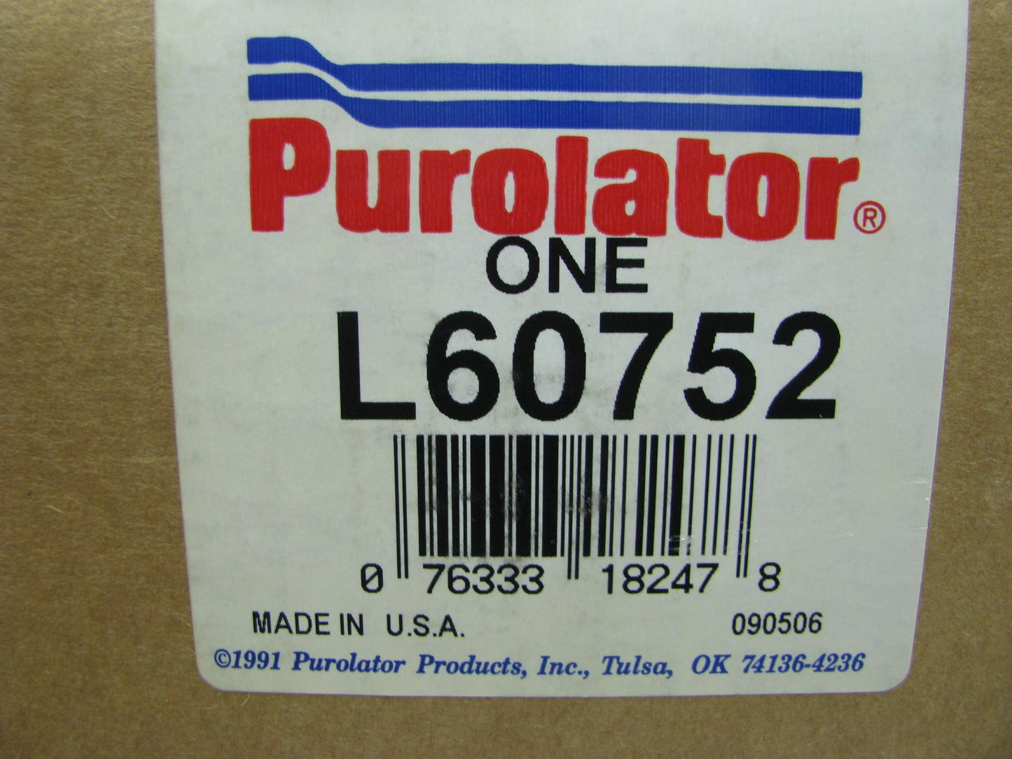 Purolator L60752 Engine Oil Filter Replaces Wix 51753; P550750; LF750D; C175E