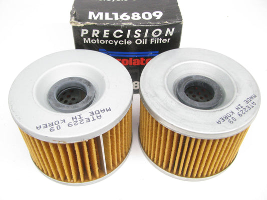 (2) Purolator ML16809 Oil Filters Replaces 85216 CO3000 51216 P7009