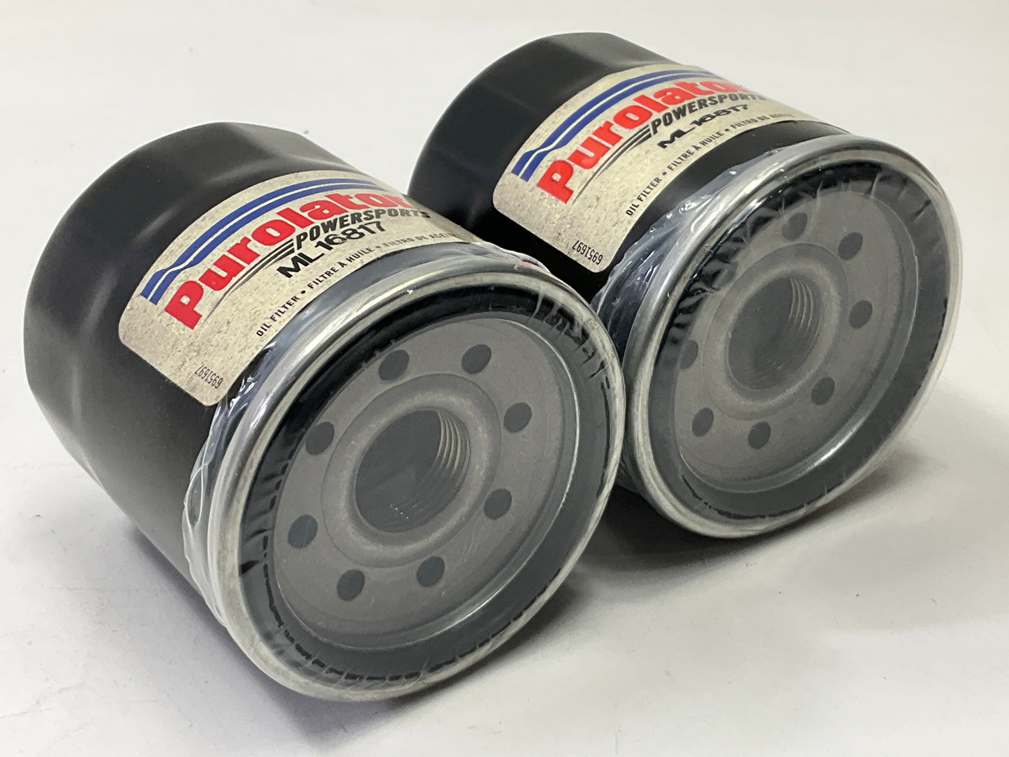 (2) Purolator ML16817 Motorcycle Engine Oil Filter 15410-MCJ-000, 5GH-13440-00