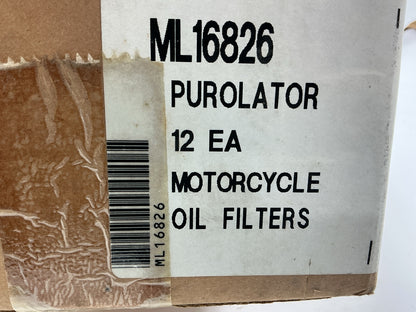 (12) Purolator Oil Filters BMW Airhead R100RS, R100RT, R100GS, R100R Motorcycle