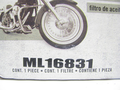 Purolator ML16831 Oil Filter For Harley Davidson Indian Moto Guzzi Suzuki