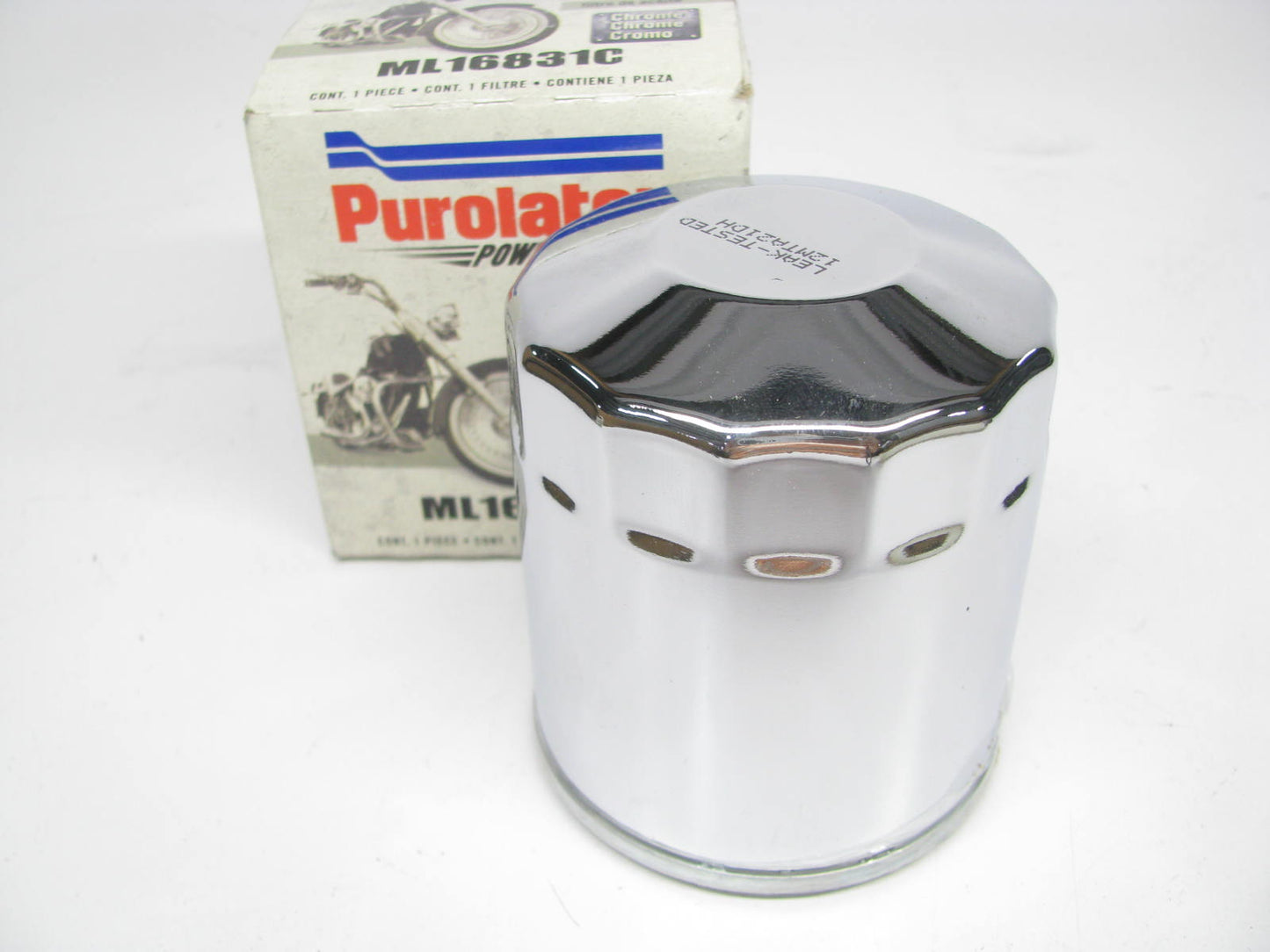 Purolator ML16831C Chrome Oil Filter Replaces 57348 6379899 6379899A 84348