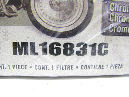 Purolator ML16831C Chrome Oil Filter Replaces 57348 6379899 6379899A 84348