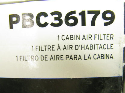 Purolator PBC36179 Cabin Air Filter