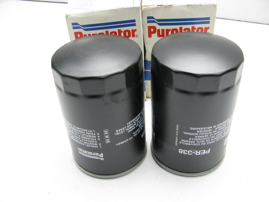 (2) Purolator PER-338 Engine Oil Filters