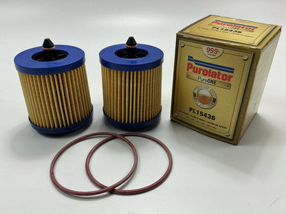 (2) Purolator PL15436 Engine Oil Filter