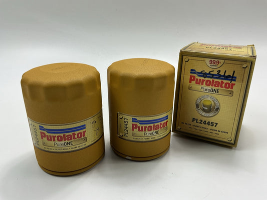 (2) Purolator PL24457 Engine Oil Filter