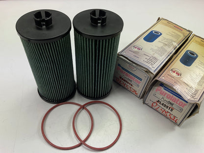 (2) Purolator PL45515 Oil Filters - 2004-208 Ford 6.0L & 6.4L Powerstroke Diesel