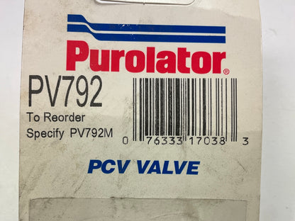 Purolator PV792 PCV Valve For 1977-1980 Buick Pontiac 265 301-V8