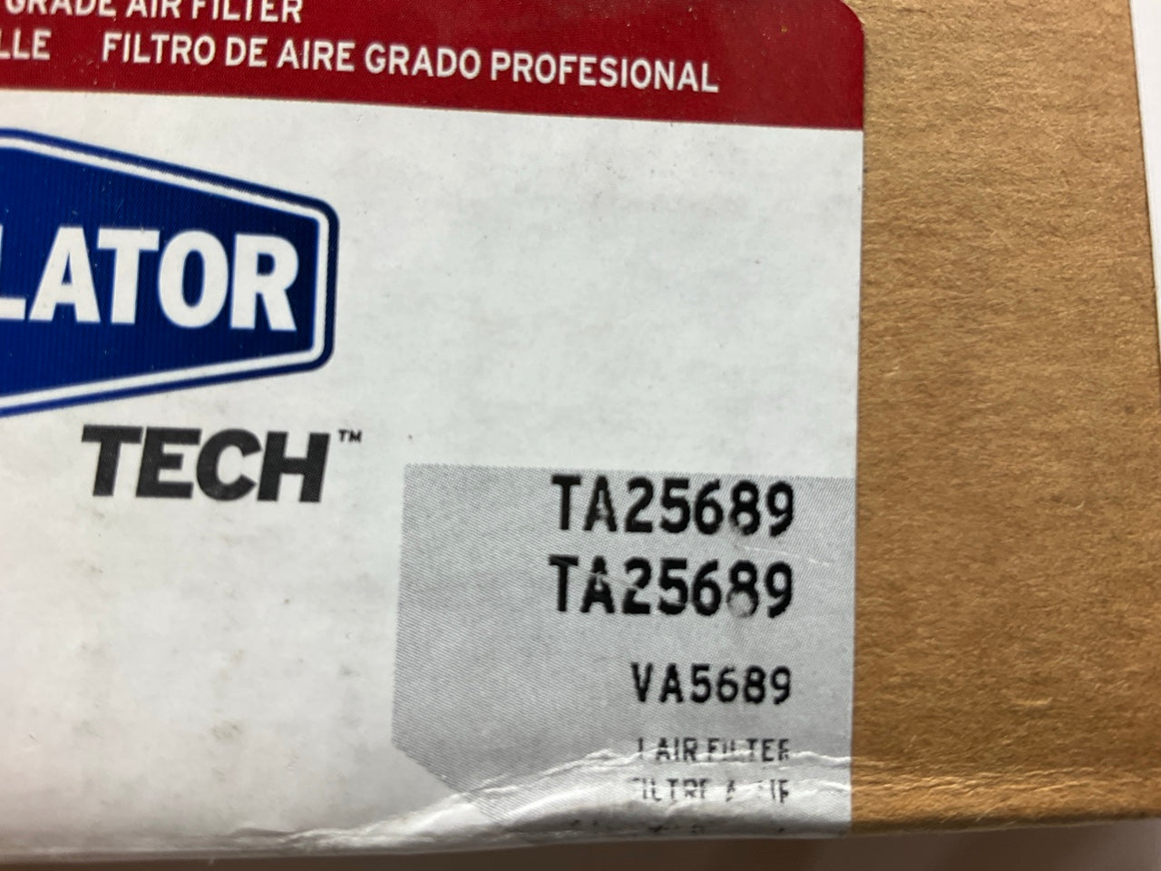 Purolator TA25689 Engine Air Filter - DUST MARK FROM STORAGE