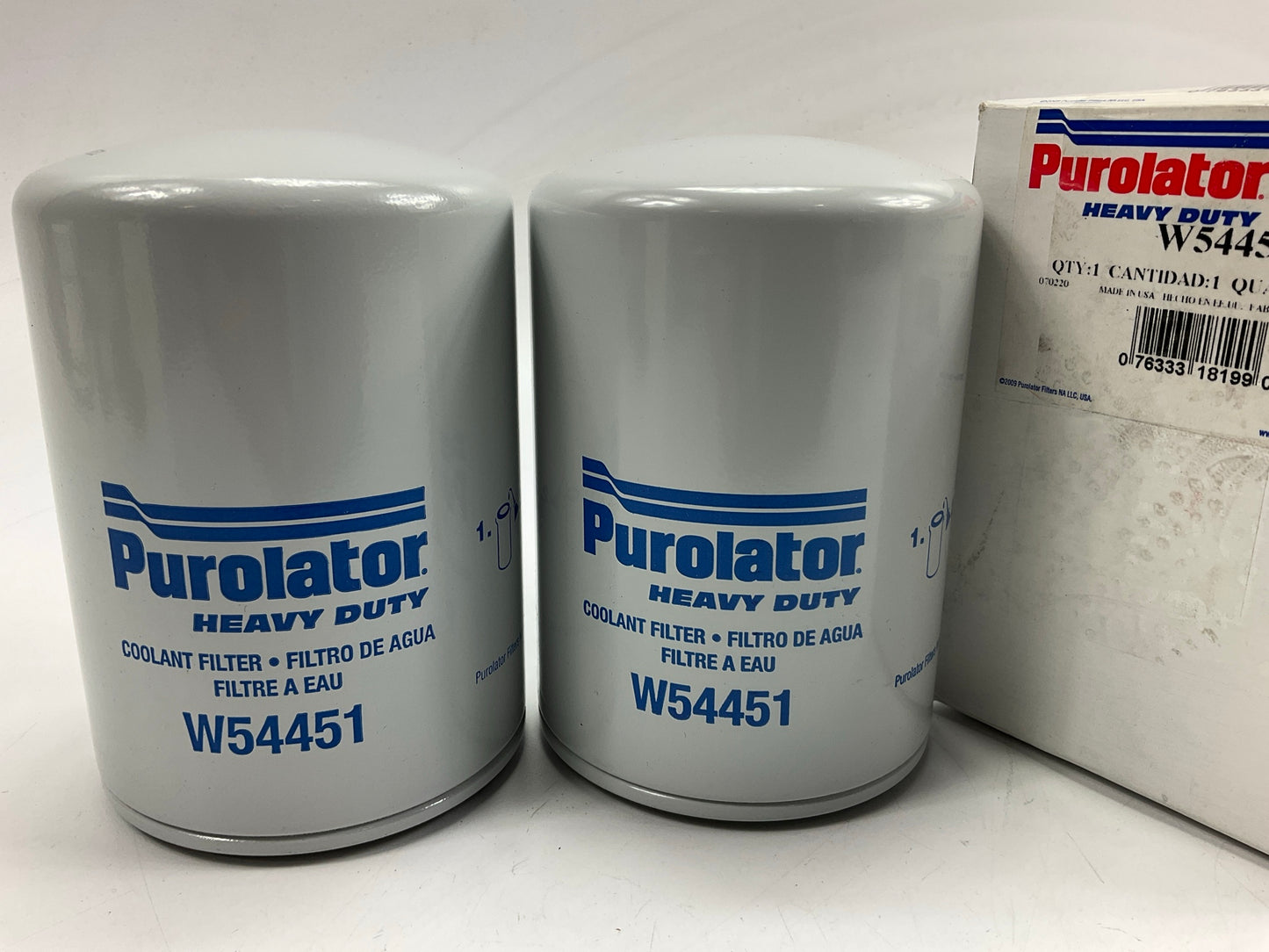 (2) Purolator W54451 Coolant Filter Replaces PR3383 24069 LFW4685 WC8 89069