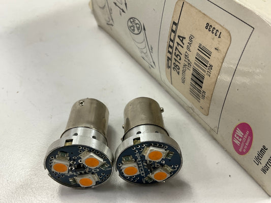 Putco 281571A Amber Neutron LED Turn Signal Lamp Light Bulb, 1157 - 2 PACK