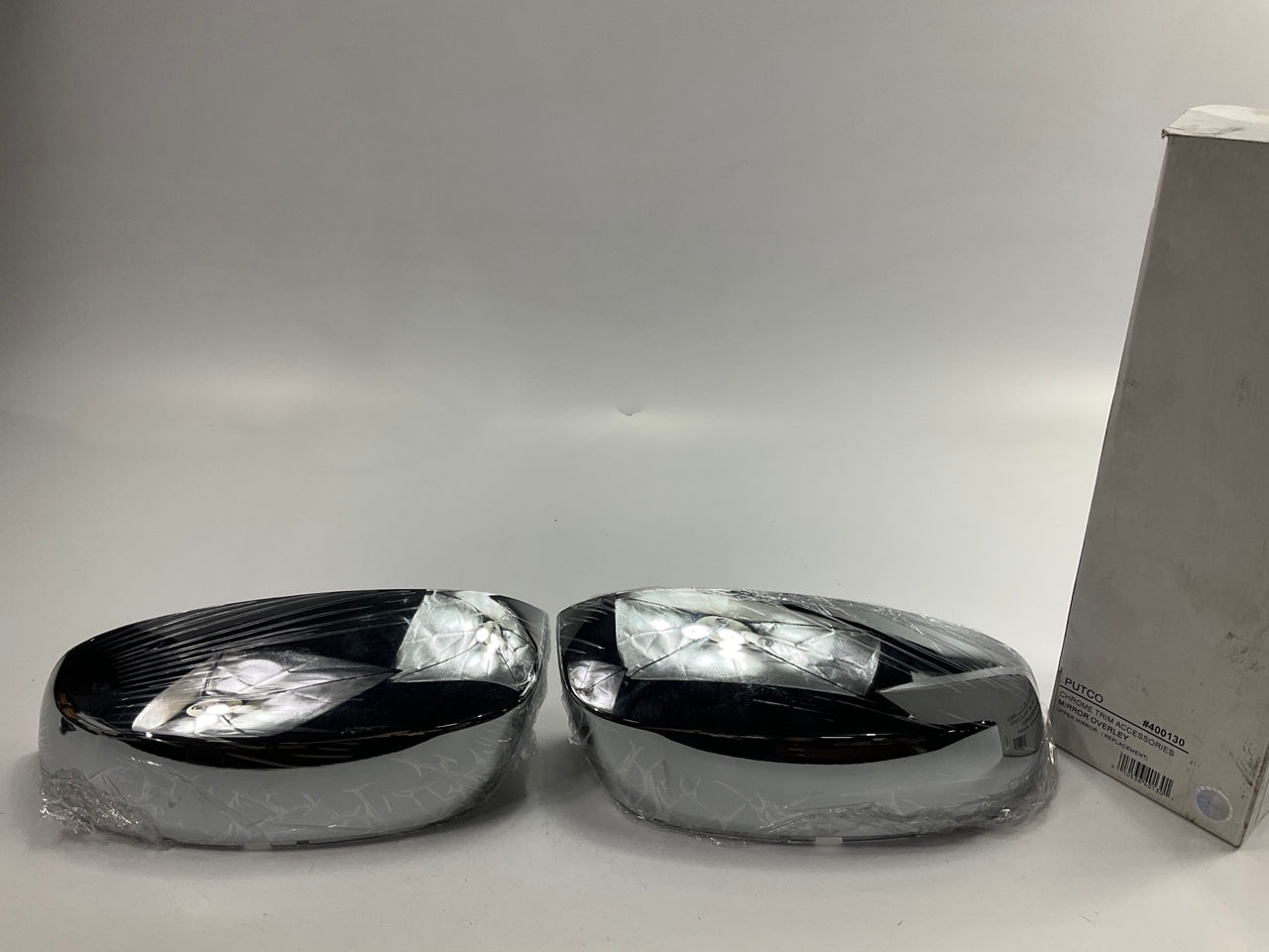 Putco 400130 Chrome Door Mirror Covers For 2007-2013 Silverado & Sierra