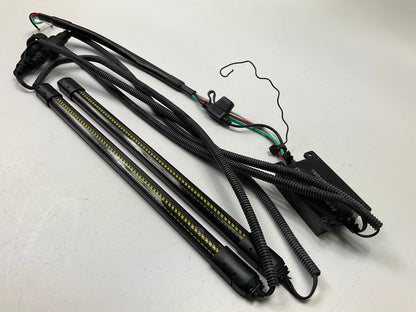 Putco 9001412 12'' LED Mini Red / White Emergency Light Bar - Pair
