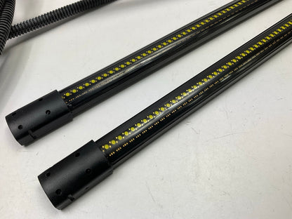 Putco 9001412 12'' LED Mini Red / White Emergency Light Bar - Pair