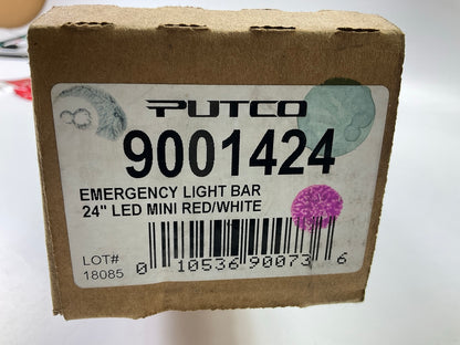 Putco 9001424 24'' LED Mini Red / White Emergency Light Bar