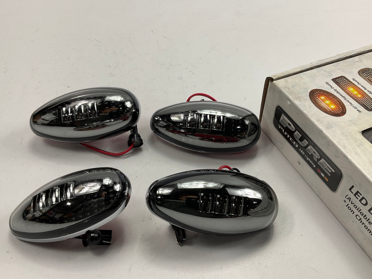 Putco 920001 Smoke Side Marker Light Lamps For 2007-2013 Silverado & Sierra DRW