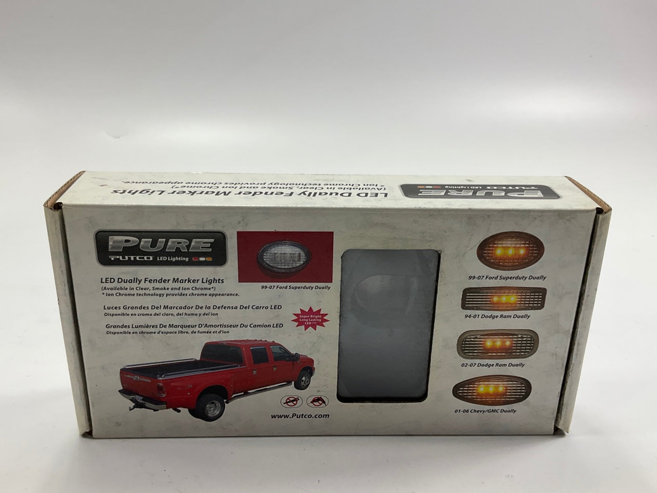 Putco 920001 Smoke Side Marker Light Lamps For 2007-2013 Silverado & Sierra DRW