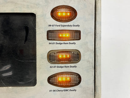 Putco 920001 Smoke Side Marker Light Lamps For 2007-2013 Silverado & Sierra DRW