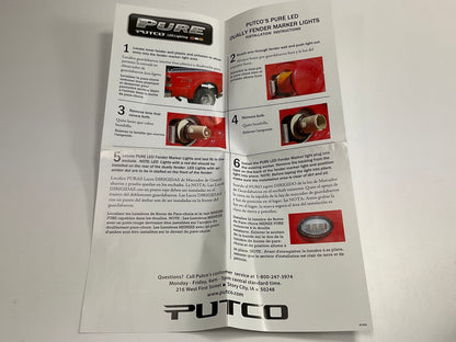 Putco 920001 Smoke Side Marker Light Lamps For 2007-2013 Silverado & Sierra DRW