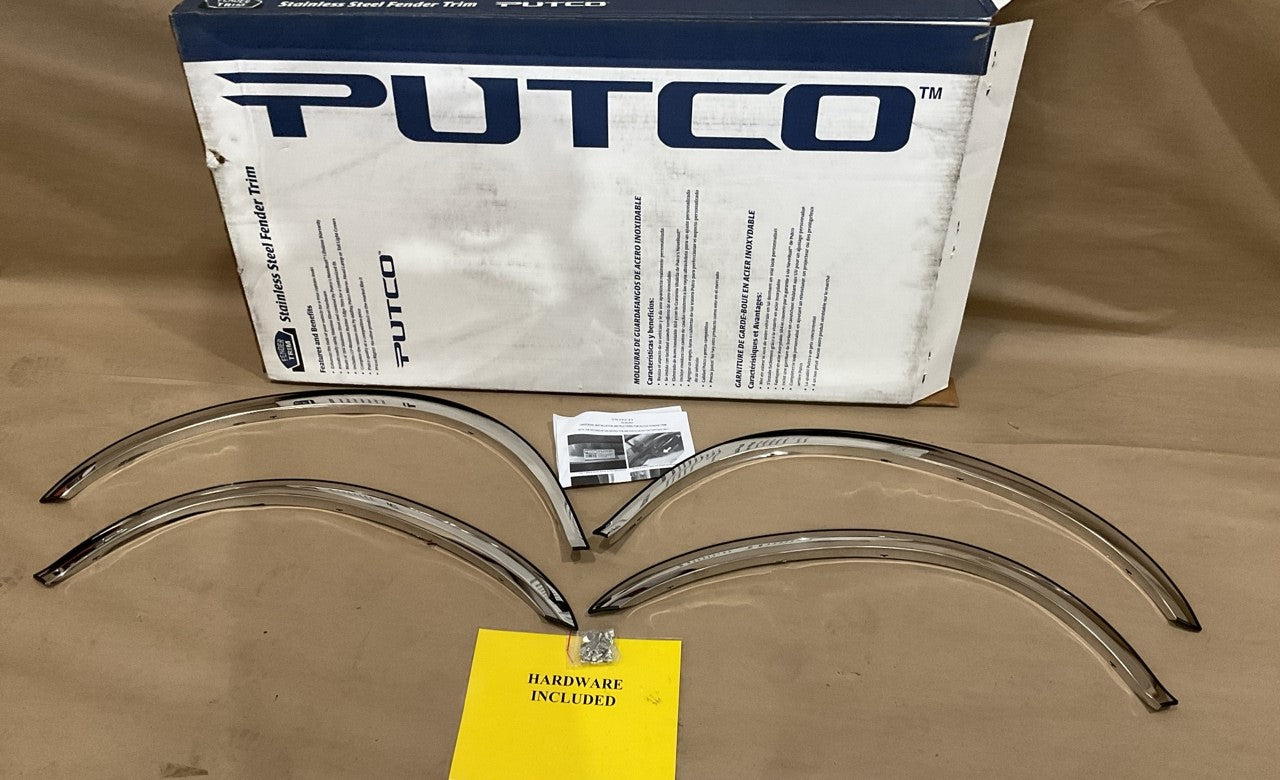 Putco 97224 Stainless Wheel Arch Trim Set For 1998-2002 Mercury Grand Marquis