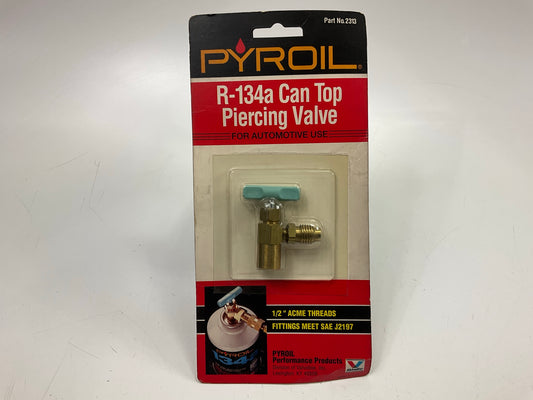 Pyroil 2313 134a Freon Can Top Piercing Valve 1/2'' ACME Threads